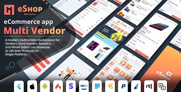 eShop v2.0.0 - Flutter Multi Vendor eCommerce Full App