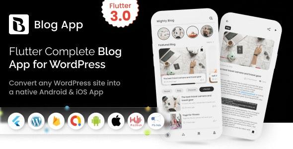MightyBlogger v3.0 - Flutter Multi-purpose Blogger App with Wordpress