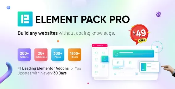 Element Pack v6.0.13 - Addon for Elementor Page Builder WordPress Plugin