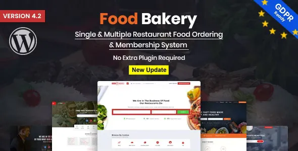 FoodBakery v3.3 - Delivery Restaurant Directory WordPress Theme