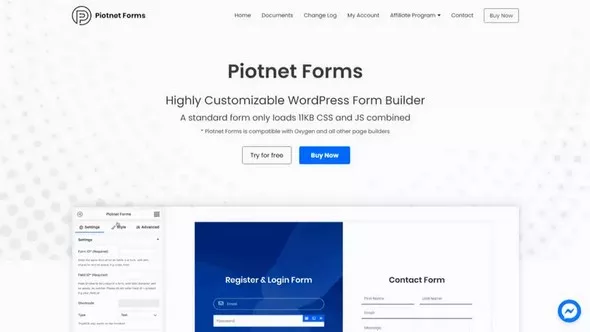 Piotnet Forms Pro v1.1.22 – Highly Customizable WordPress Form Builder