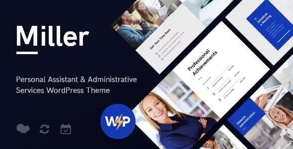 Miller v1.1.2 – Personal Assistant & Administrative Services WordPress Theme