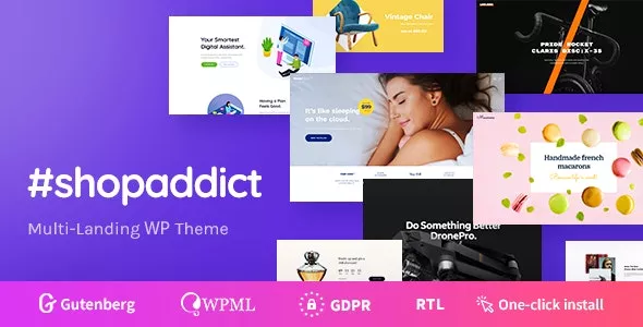 Shopaddict v1.0.4 – WordPress Landing Pages To Sell Anything