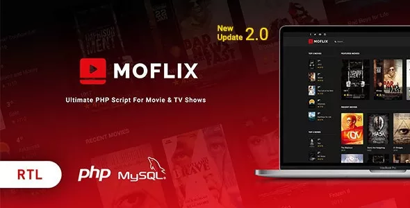MoFlix v2.0.0 - Ultimate PHP Script For Movie & TV Shows