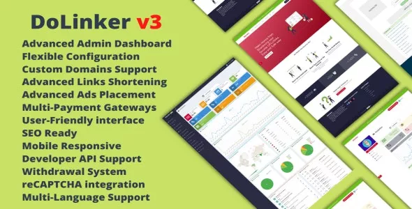 DoLinker v2.1.0 - Ultimate URL Shortener Platform