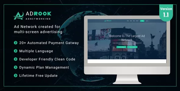 AdsRock v1.1 - Ads Network & Digital Marketing Platform
