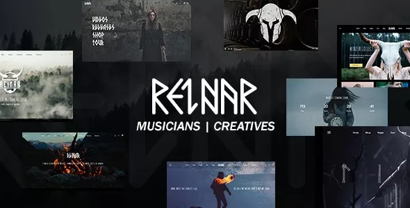 Reinar v1.2.7 - A Nordic Inspired Music and Creative WordPress Theme
