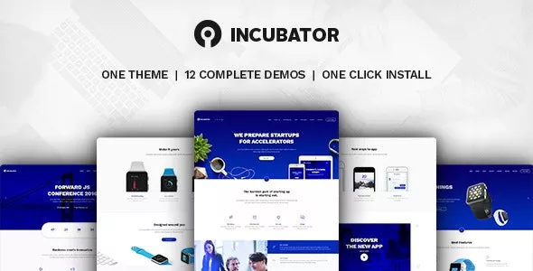 Incubator v4.0 - WordPress Startup Business Theme