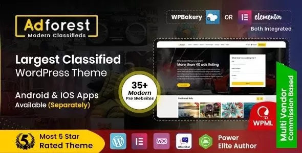 AdForest v5.1.1 - Classified Ads WordPress Theme