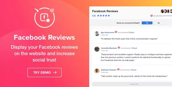 Facebook Reviews v1.2.5 - WordPress Facebook Reviews Plugin