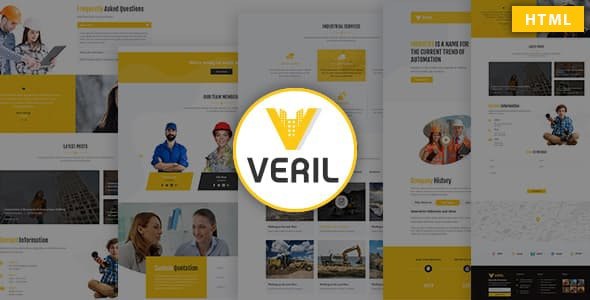 Veril - Construction and Industrial HTML Template