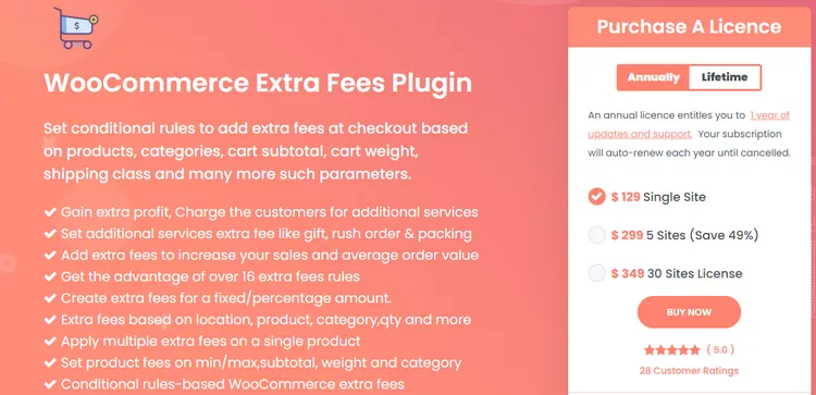 WooCommerce Extra Fees Plugin Premium v3.6.6
