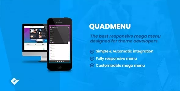 QuadMenu Pro v1.9.9 - Themes Developer Mega Menu