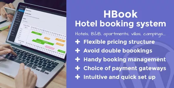 HBook v2.0.7 - Hotel Booking System WordPress Plugin
