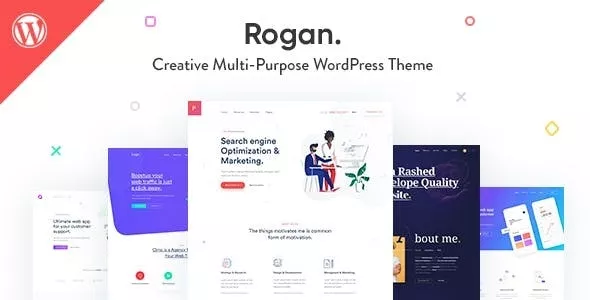 Rogan v1.7.5 - Creative Multipurpose WordPress Theme for Agency, SaaS, Portfolio