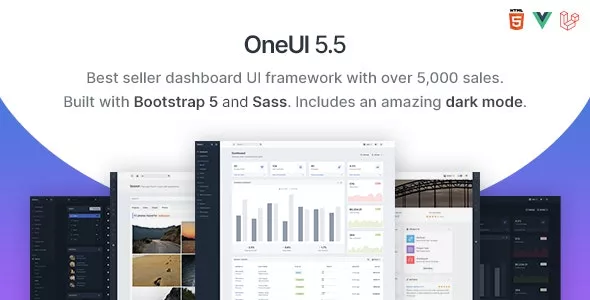 OneUI v5.4.0 - Bootstrap 5 Admin Dashboard Template, Vue Edition & Laravel 9 Starter Kit