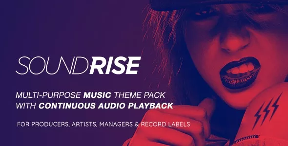SoundRise v1.5.7 - Artists, Producers and Record Labels WordPress Theme