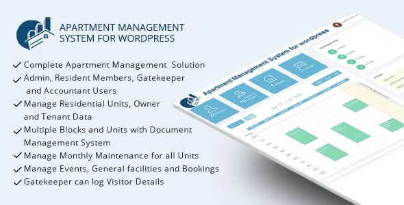 WPAMS v31.0 - Apartment Management System for Wordpress