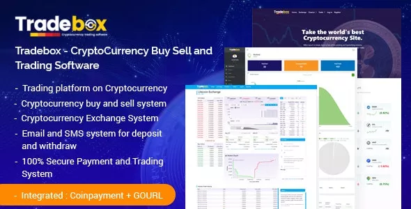 Tradebox v6.3 - CryptoCurrency Buy Sell and Trading Software