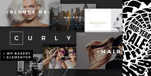 Curly v2.7 - A Stylish Theme for Hairdressers and Hair Salons