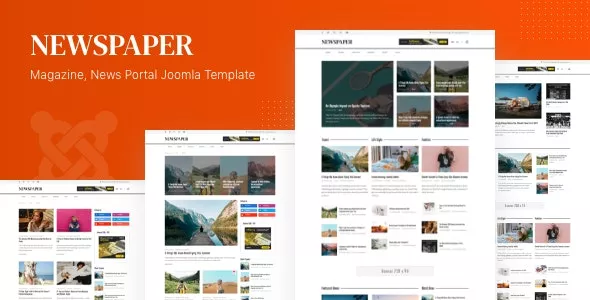 Newspaper v1.0 - Magazine, News Portal Joomla 4 Template