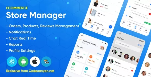 Store Manager v2.4.0 - React Native App for Wordpress Woocomerce