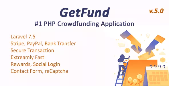 GetFund v5.2 - A Professional Laravel Crowdfunding Platform