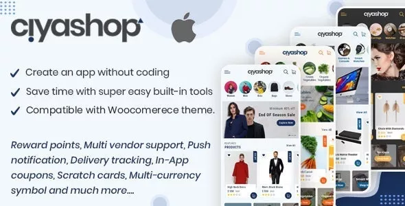 CiyaShop v4.15 - Native iOS Application Based on WooCommerce