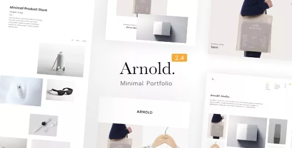 Arnold v2.4.2 – Minimal Portfolio WordPress Theme
