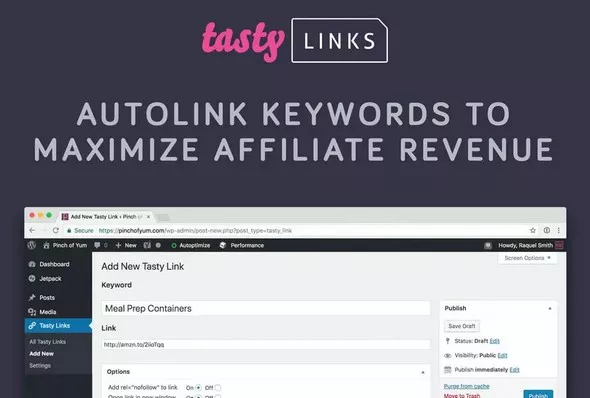 Tasty Links v1.0.1 - Autolink Keywords to Maximize Affiliate Revenue