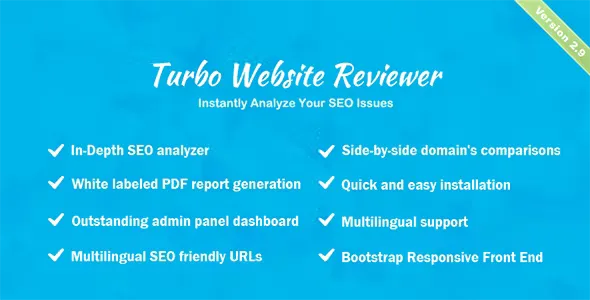 Turbo Website Reviewer v2.6 - In-depth SEO Analysis Tool