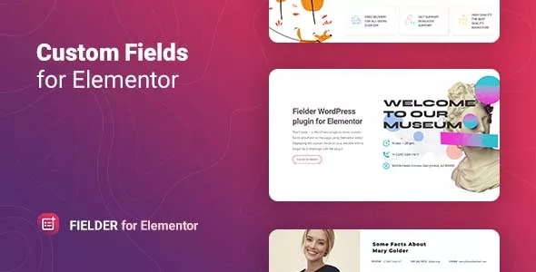 Fielder v1.0.0 - WordPress Custom Fields for Elementor
