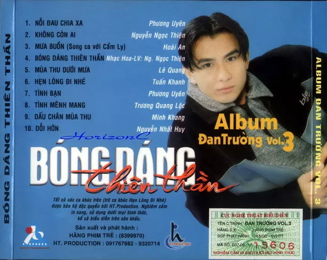 Album Lossless Đan Trường Vol.3 - Bóng Dáng Thiên Thần 2000