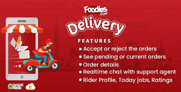 Foodies v1.0 - Android Delivery Boy Mobile App