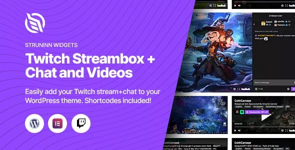 Struninn - Twitch Streambox with Chat and Videos v1.0.0