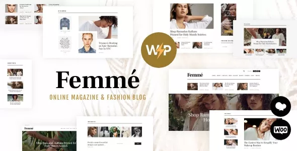 Femme v1.3.2 - An Online Magazine & Fashion Blog WordPress Theme + RTL