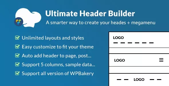 Ultimate Header Builder v1.7.5 - Addon WPBakery Page Builder