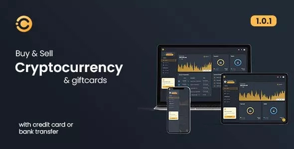 Cryptonite v1.0.1 - Multi Featured Crypto Buy & Sell Software with Giftcard Marketplace