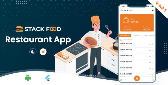 StackFood Multi Restaurant - Food Ordering Restaurant App v6.0.1