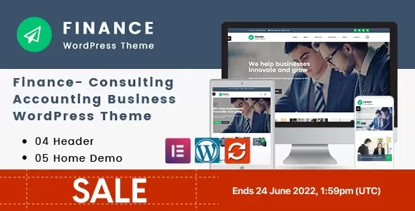 Finance v1.4.8 - Consulting, Accounting WordPress Theme