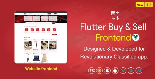 BuySell Frontend with Vue.js and PHP Backend (Olx, Mercari, Carousell, Classified ) Full App v1.1