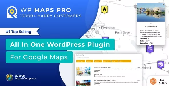 WP MAPS PRO v5.3.7 - WordPress Plugin for Google Maps