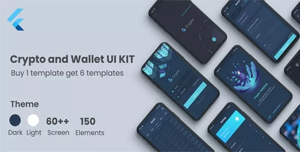 Crypto App Flutter Wallet and Crypto UI KIT Template in Flutter Cryptocurrency