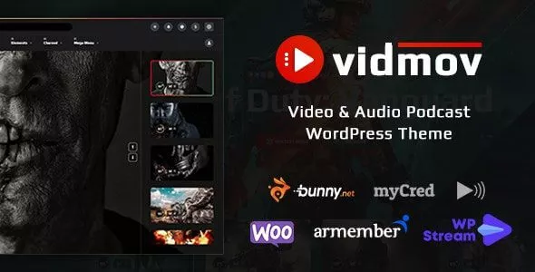 VidMov v1.1.9 - Video WordPress Theme