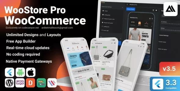 WooStore Pro WooCommerce v3.7.0 - Flutter E-commerce Full App, Multi Vendor Marketplace Support