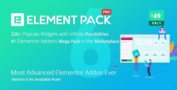 Element Pack v6.5.0 - Addon for Elementor Page Builder WordPress Plugin